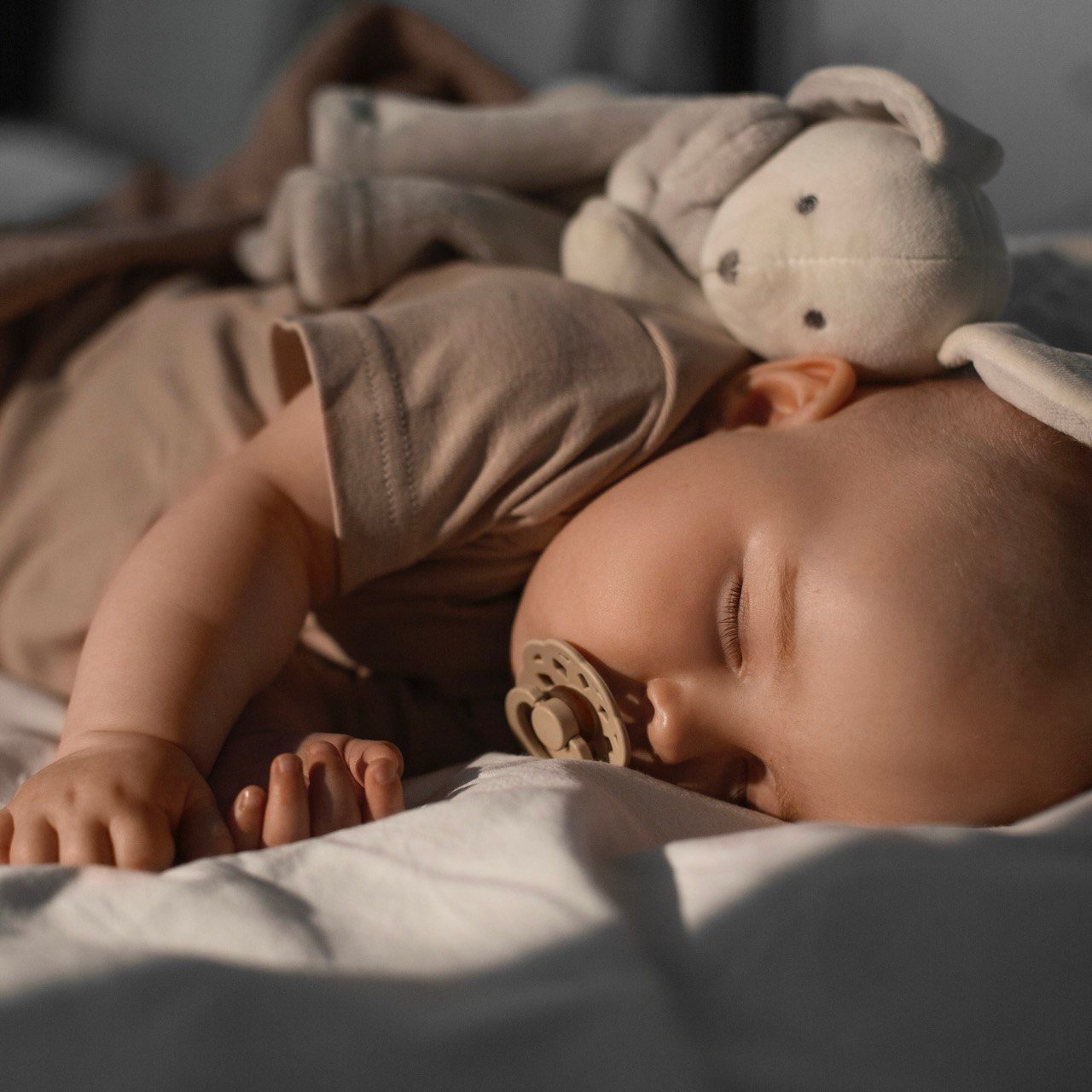 Baby slaapt rustig volgens slaapschema baby