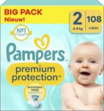 Pampers - Premium Protection - Maat 2 - Big Pack - 108 luiers - 4/8 KG - Afbeelding 11