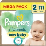 Pampers - Harmonie - Maat 2 - Mega Pack - 111 stuks - 4/8 KG