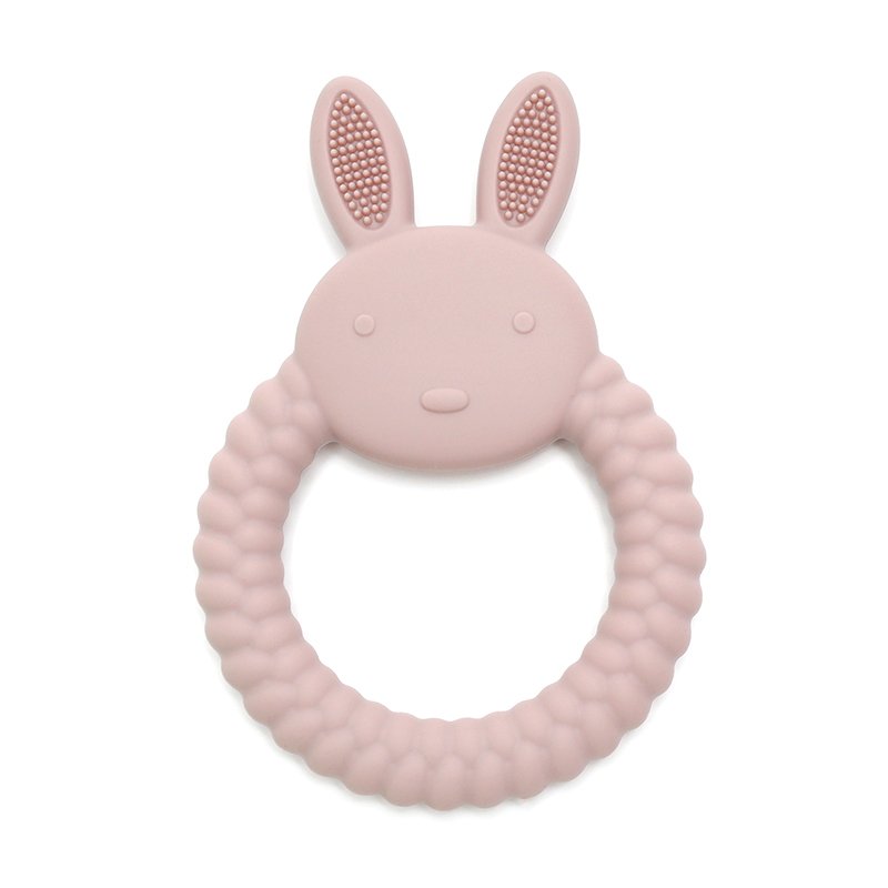 7c7409b1-4ca3-4a38-9be7-84a397f0bbb2 BUNNY | Zacht siliconen bijtspeeltje | Blush - Afbeelding 1