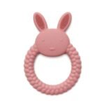 BUNNY | Zacht siliconen bijtspeeltje | ROSE