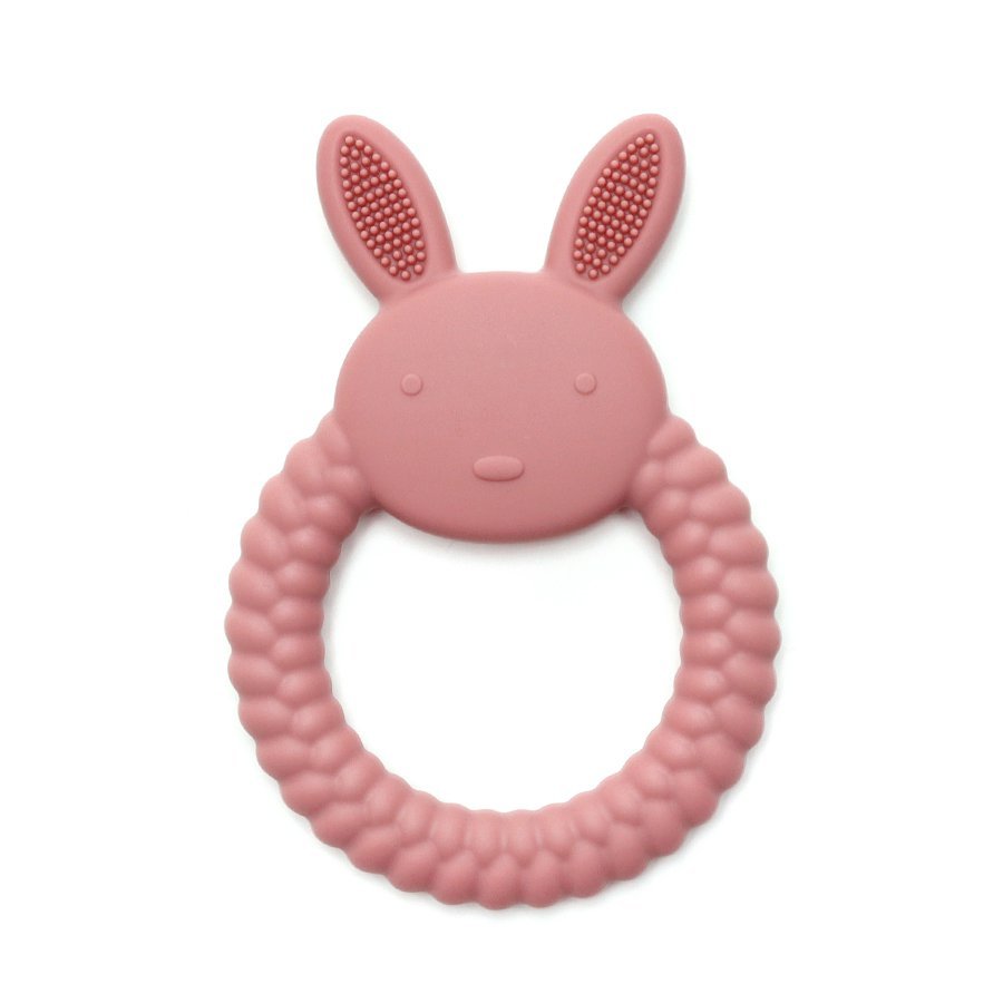 daf41376-fa41-4c62-83de-38bcca5b7679_1200x1200_fill BUNNY | Zacht siliconen bijtspeeltje | ROSE - Afbeelding 1