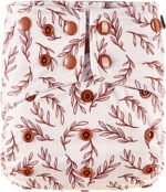 HappyBear | Pocketluier - Twiggy | Wasbare luier | Onesize - 5kg t/m 17kg | Dubbele lekgoten - minder kans op doorlekken | Dubbele pocketopening | Inclusief bamboe booster & microvezel booster