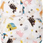 HappyBear - Pocketluier Boerderij | 4-15kg - Onesize - Wasbare luiers - Herbruikbare luiers