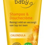 Weleda Babyshampoo & Douchecrème - Calendula - Mild Reinigen & Uitdroging Voorkomen - 100% Natuurlijke Ingrediënten - 200ml